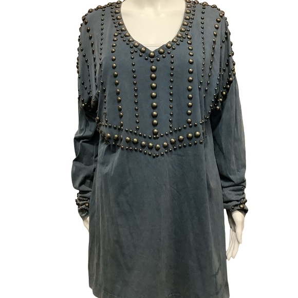 Double D Ranch Long Sleeve Studded Top Size: XL - Picture 1 of 4
